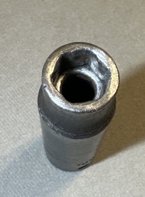 Snap-On SIM160 1/2″ 3/8″ Drive 6-Pt SAE Deep Impact Socket USA Tools Snap On