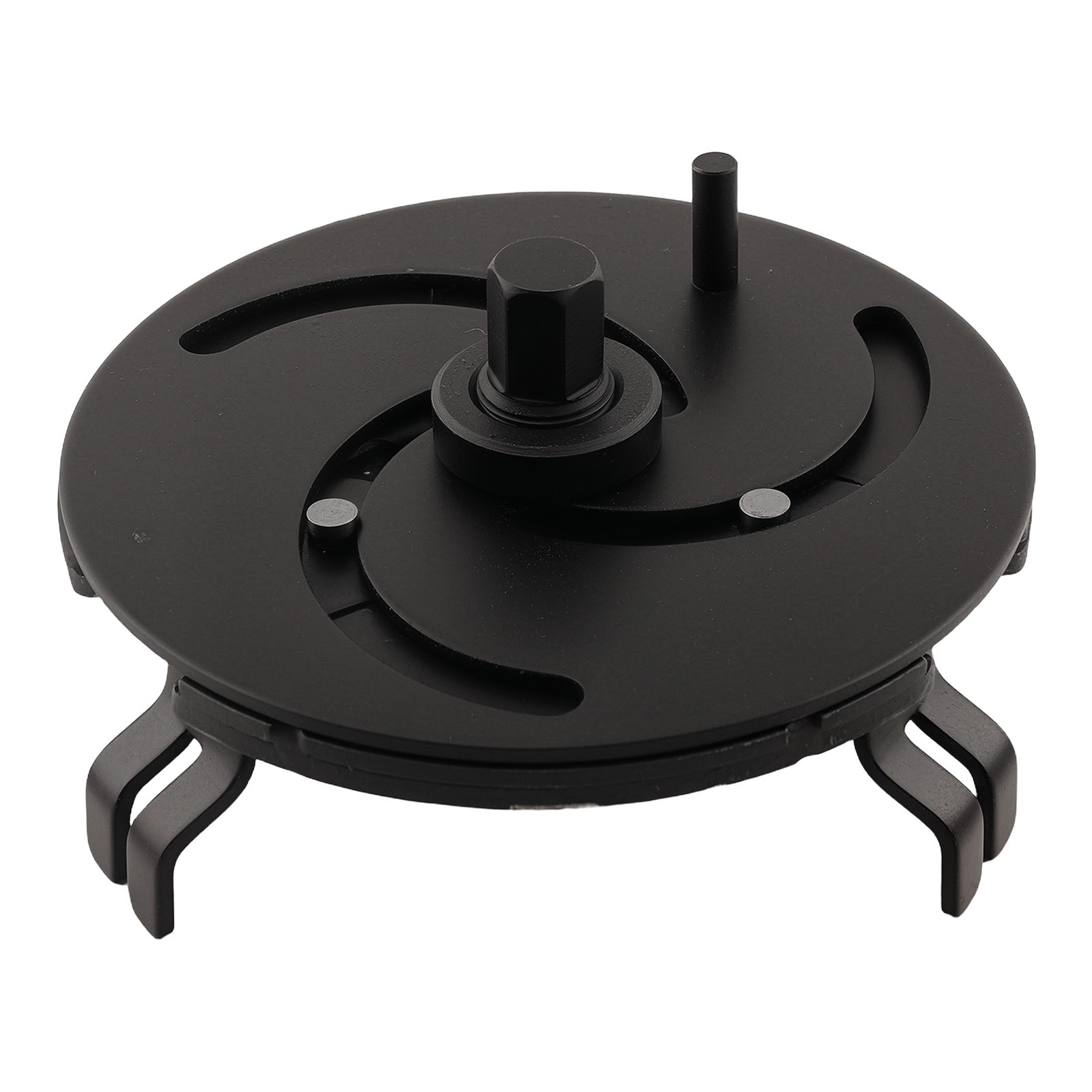 Adjustable 3-Jaw Fuel Tank Cap Tool for Cars 100-170mm Steel Construction
