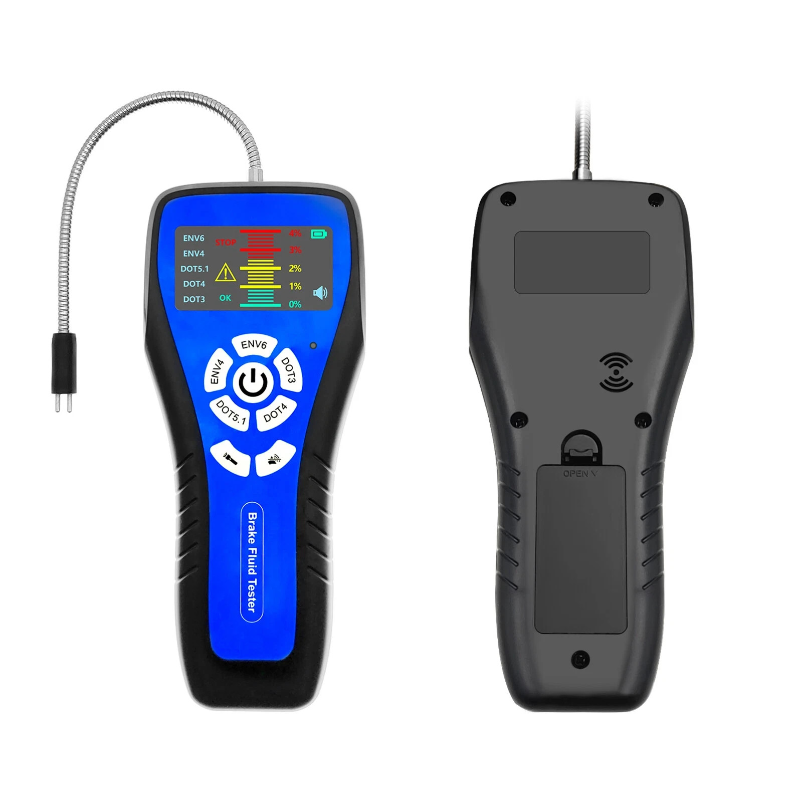 Kuntech Automotive LCD Brake Fluid Tester,for DOT3 DOT4 DOT5.1 ENV6 ENV4 Tester