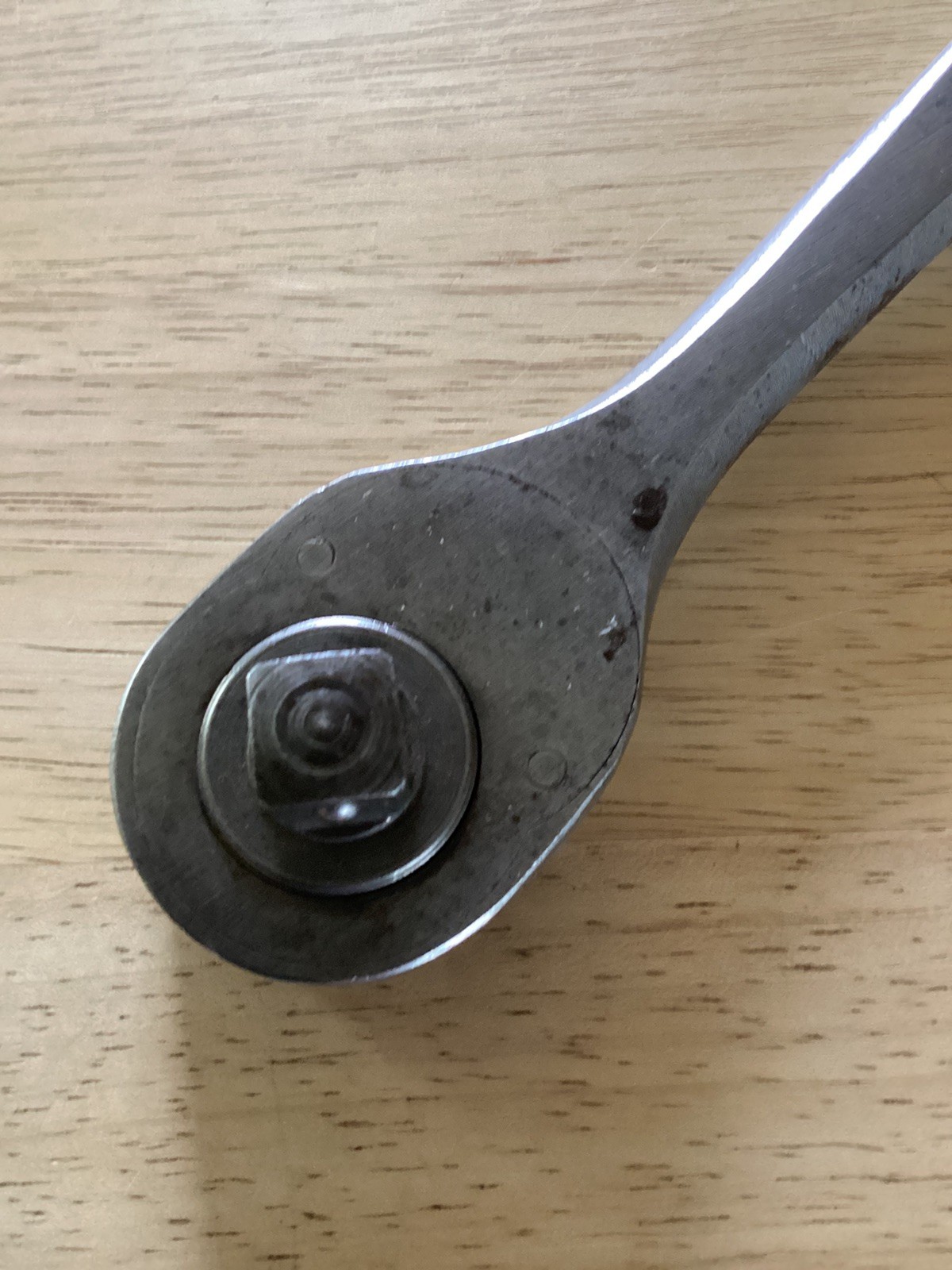 Plomb 10.25″ Ratchet 1/2″ Drive Pebble Handle 5449 Plvmb Plumb Vtg USA