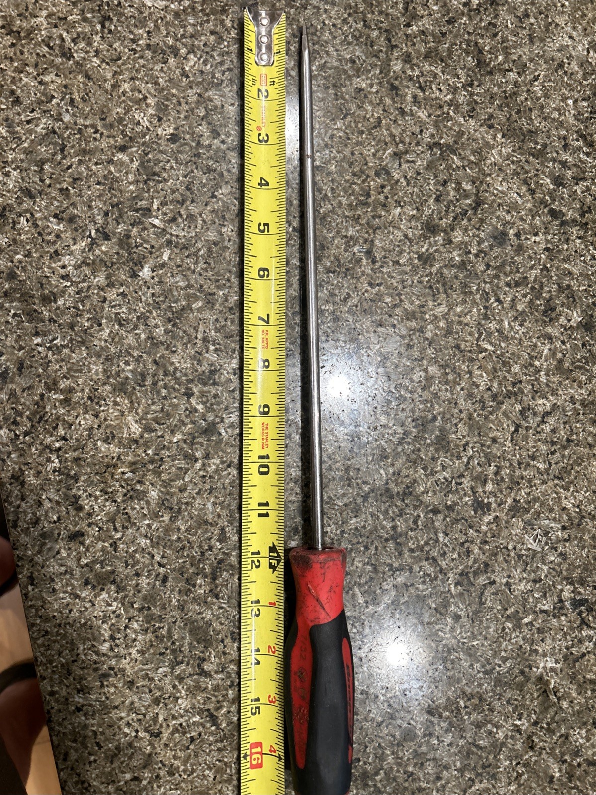 Snap-On 7/32″ Flat Tip Long RED Screwdriver SGD4120B
