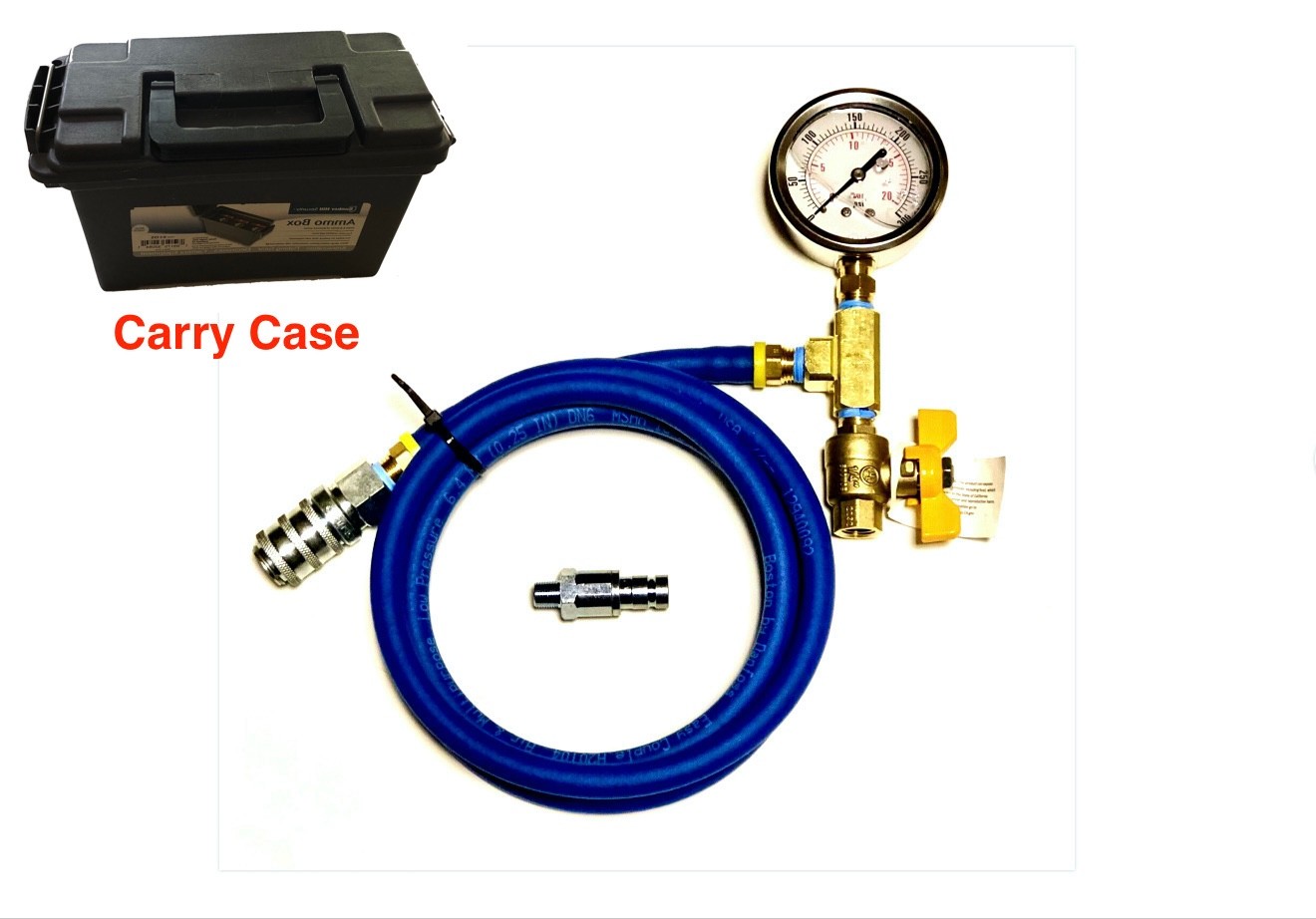 Cummins Diesel Fuel System Compucheck Pressure Test Port Gauge W Carrying Case!!
