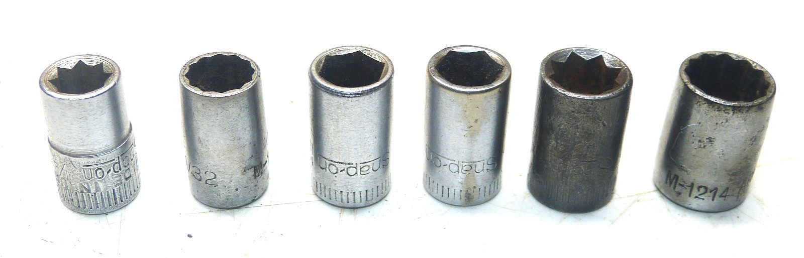 1963 Vintage Snap-On M-4, 9/32” Drive Socket Driver w/ Sockets in Metal Case INV