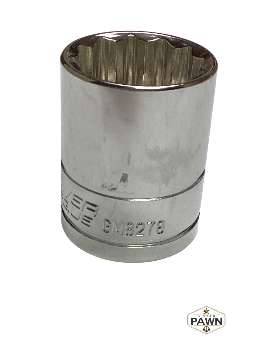 Power Torque 22mm Socket 1/2 Inch Drive Standard 12 Point – GM8278 (FVS024516)
