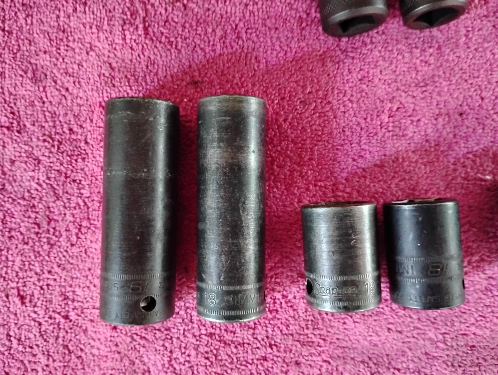 Snap -On & MAC 1/2dr Metric Impact Sockets Deep & Shallow Plus Grey Pneumatic .