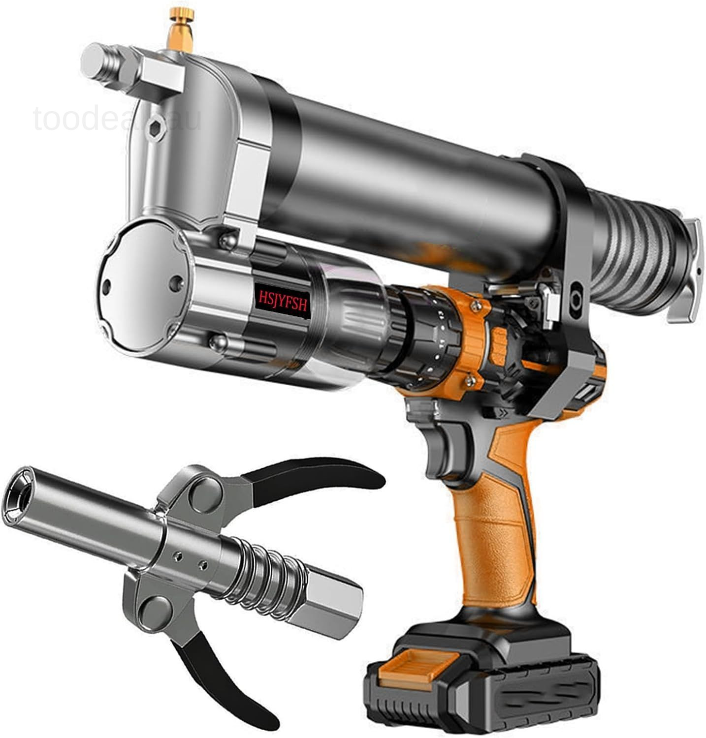 Grease Gun Adapter,Convert Pneumatic Tool, Cordless Drills and Impact Drivers