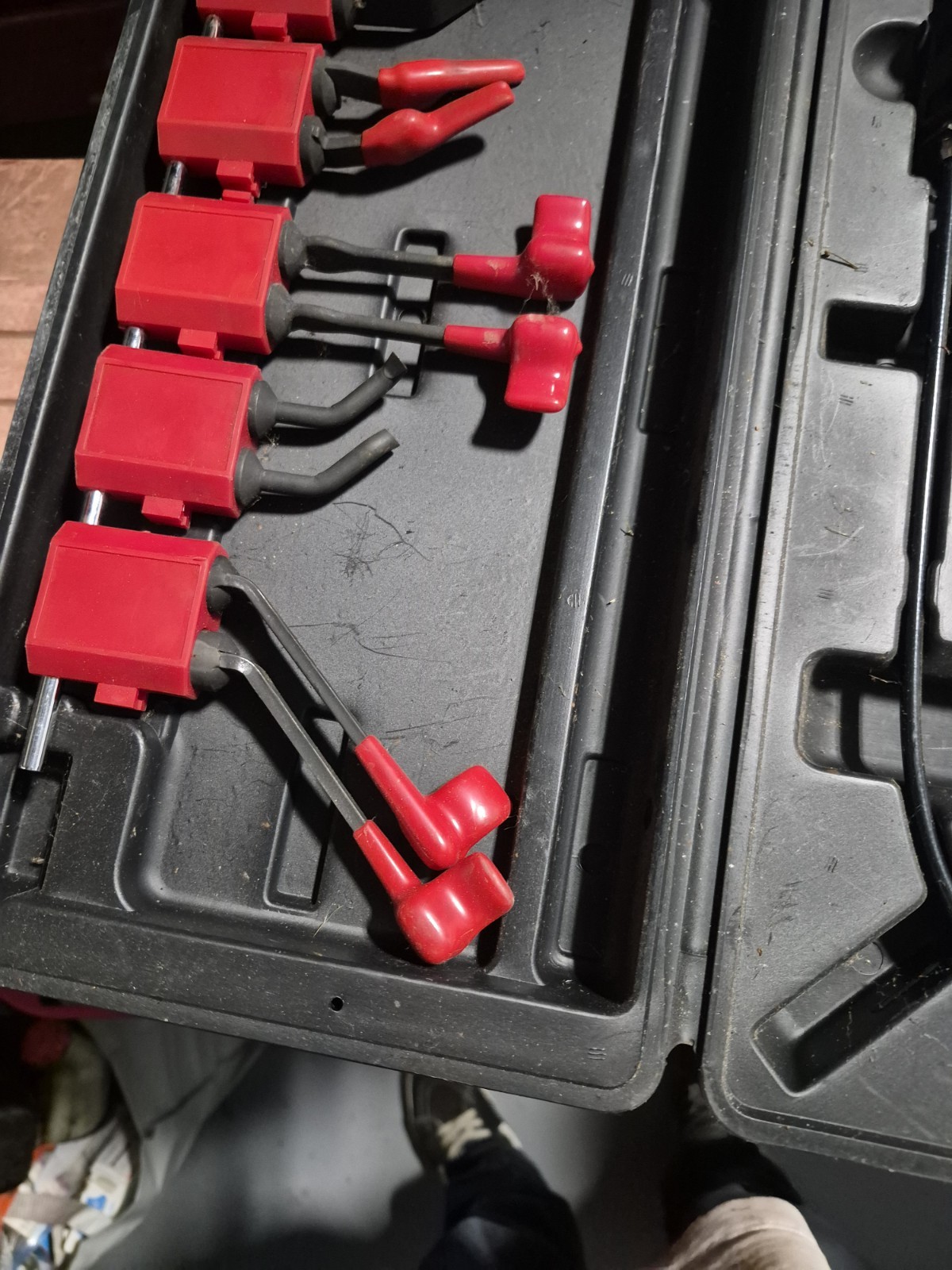 Kd 3835 7 Pieces Multiple Tip Geared Plier System Set with Case Used