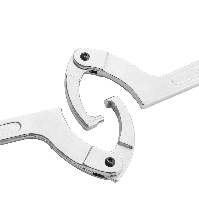 Adjustable Hook Wrench 19–170mm C Round Spanner Tool Slotted Retaining Universal