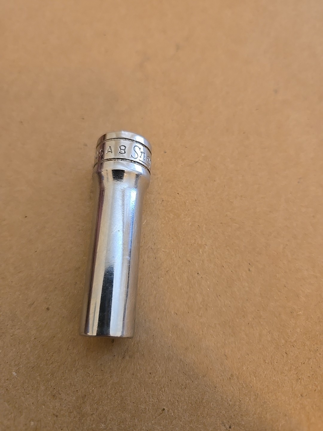 Snap On 3/8″ Drive 3/8″ 12PT SAE Deep Chrome Socket SF-121