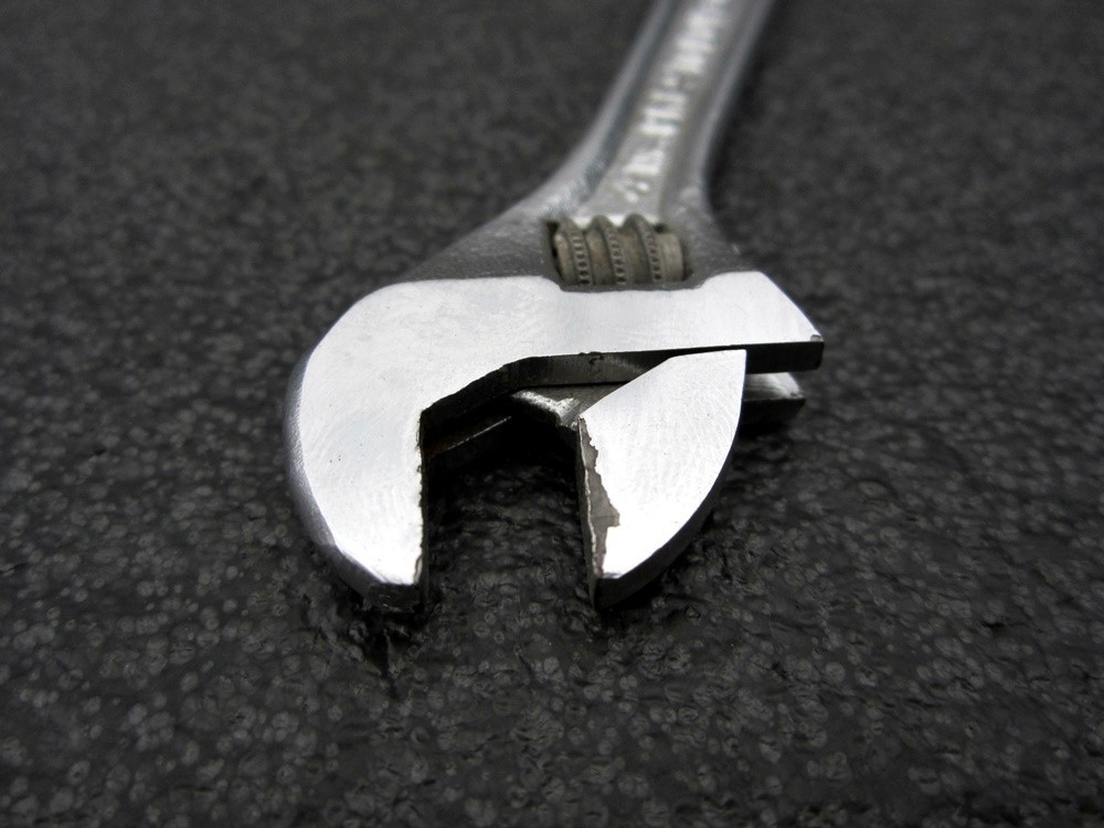 Vintage Crescent 4″ Adjustable Wrench Crestoloy Made in USA