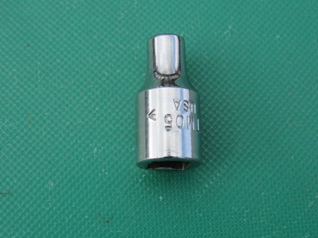 SNAP ON 5/32″ TM05 1/4″ DRIVE SAE 6 POINT SHALLOW UNDERLINE SOCKET TM 05 5/32