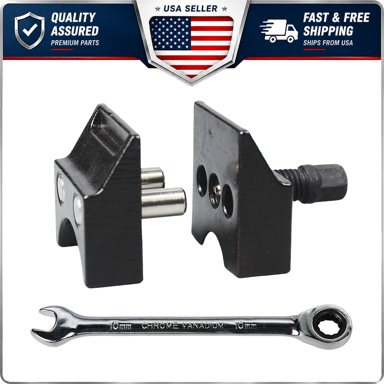 Strut Split Hub Steering Knuckle Spreader Tool With 10mm Wrench 13Nm