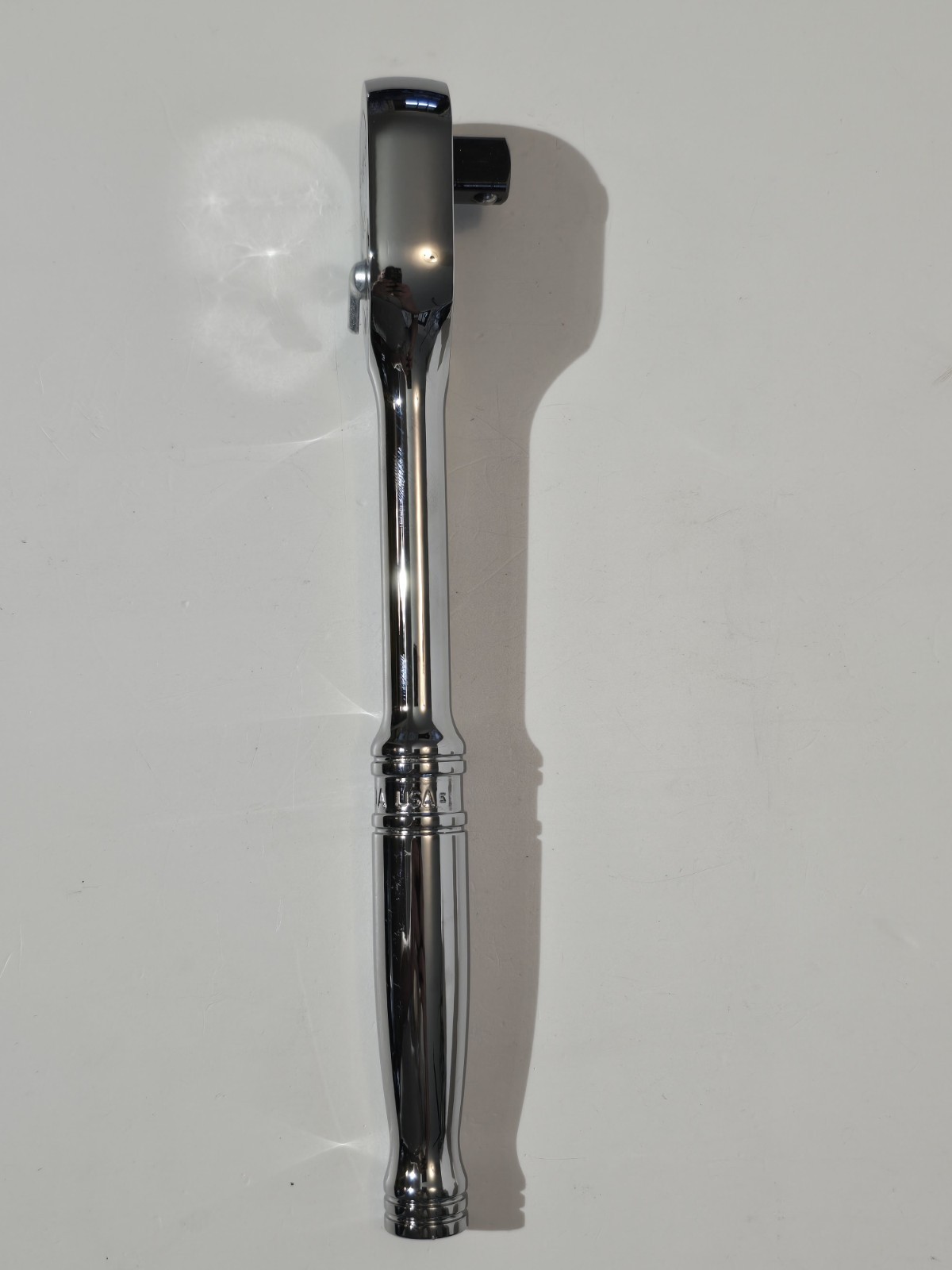 Snap-on Tools USA NEW STYLE 1/2″ Drive Dual 80 Tooth Chrome Handle Ratchet S80A