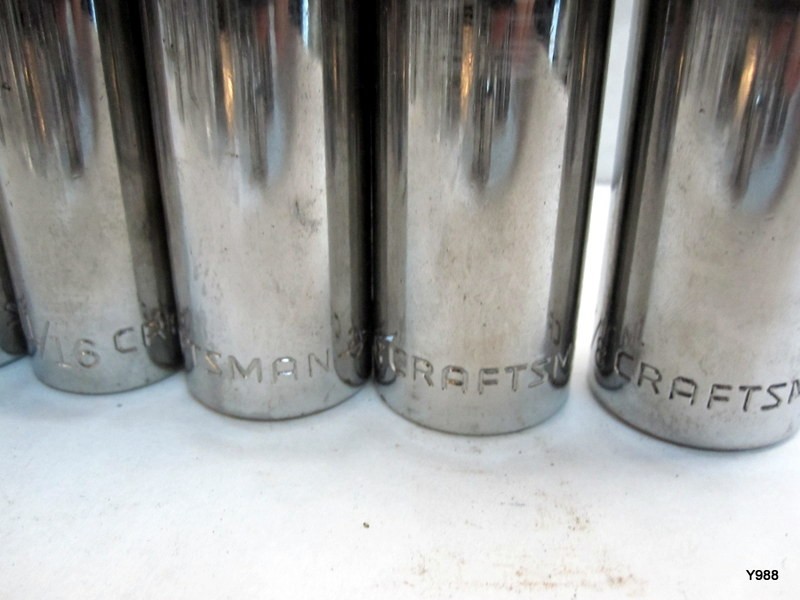 CRAFTSMAN set of 7 sockets mix lot see description