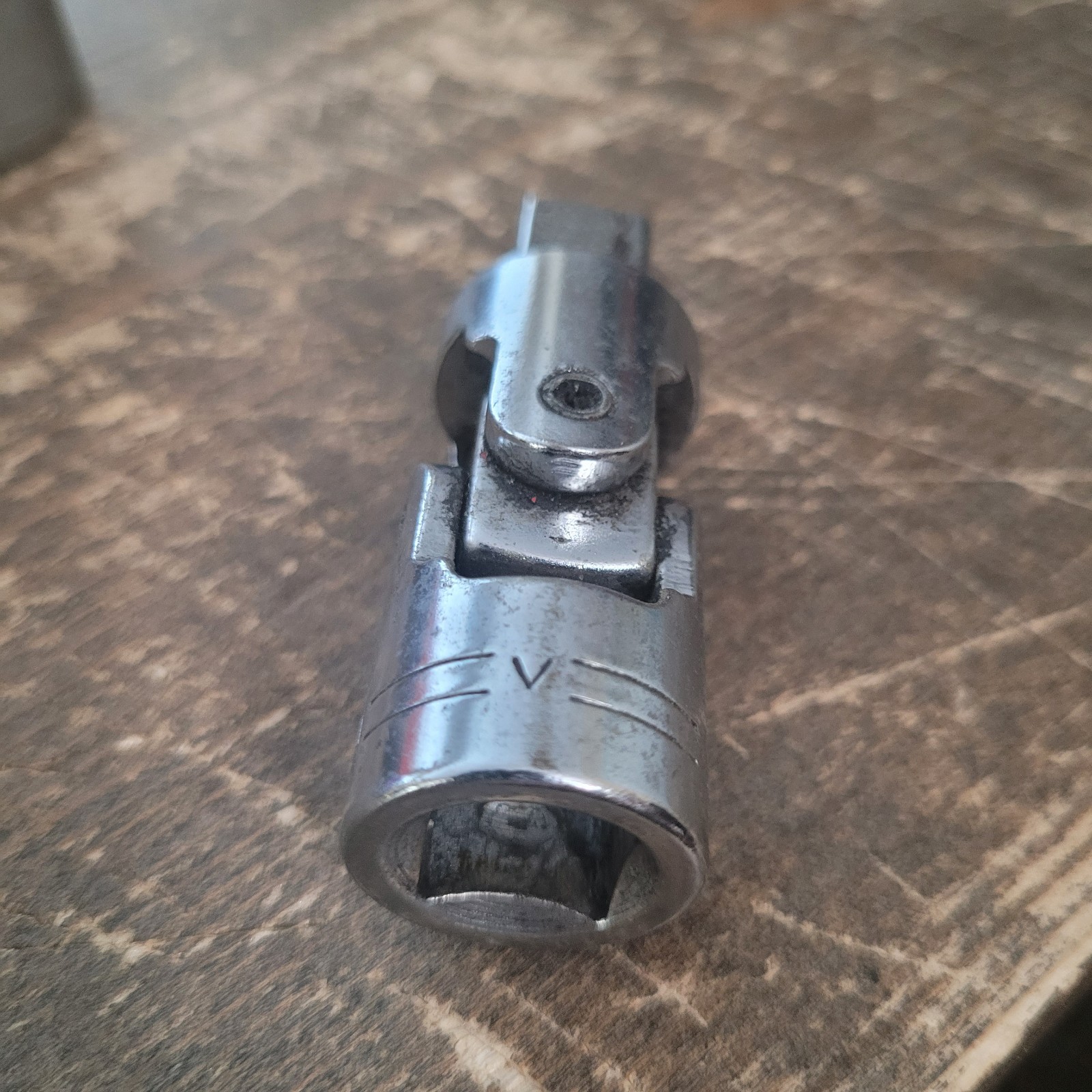 Vtg Craftsman 9pc 1/2″ Drive SAE 12 PT Shallow Sockets & Swivel Extension V VV