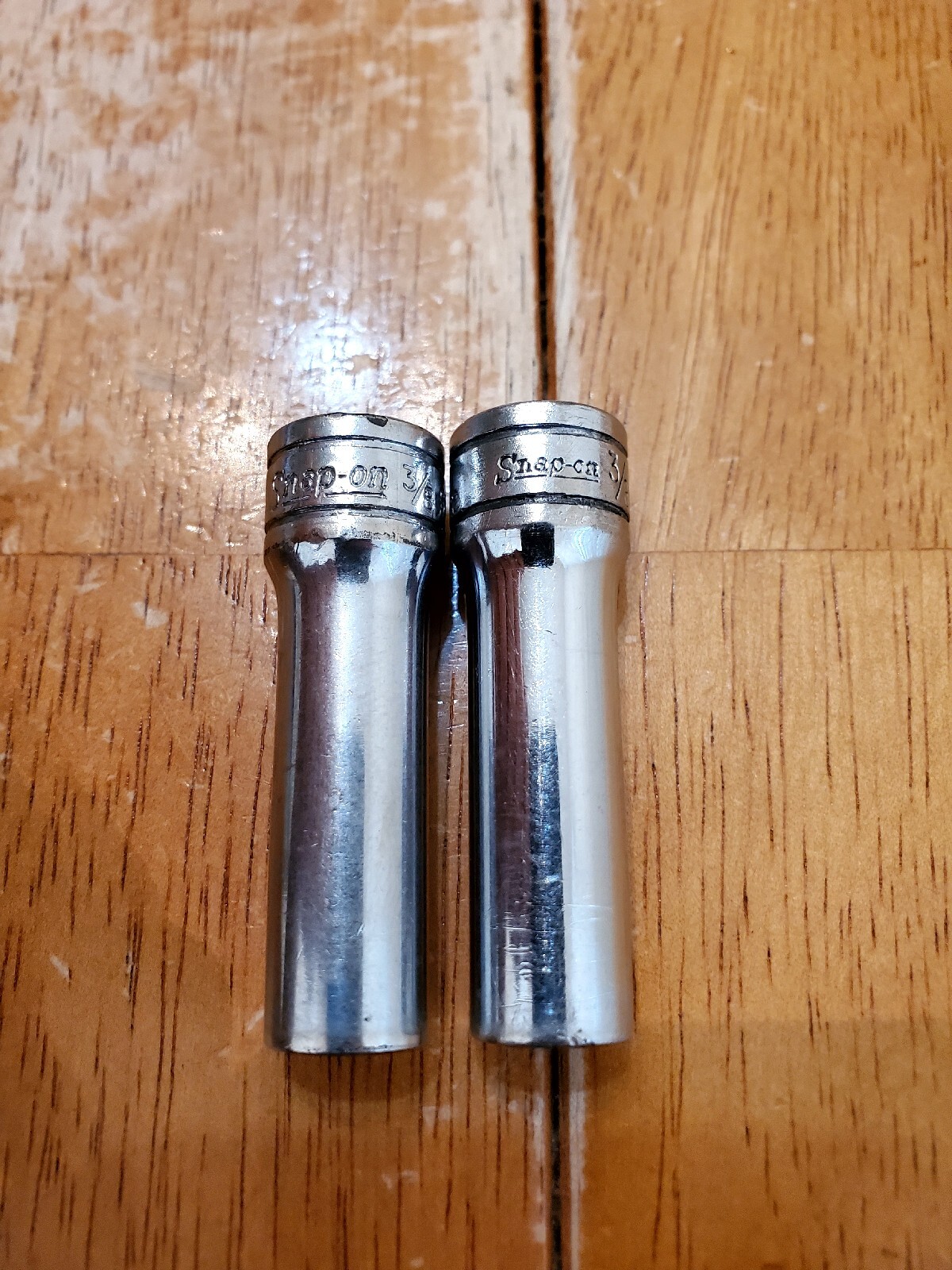 Snap On 3/8 Drive 3/8 6&12PT Deep Sockets Lot Of 2