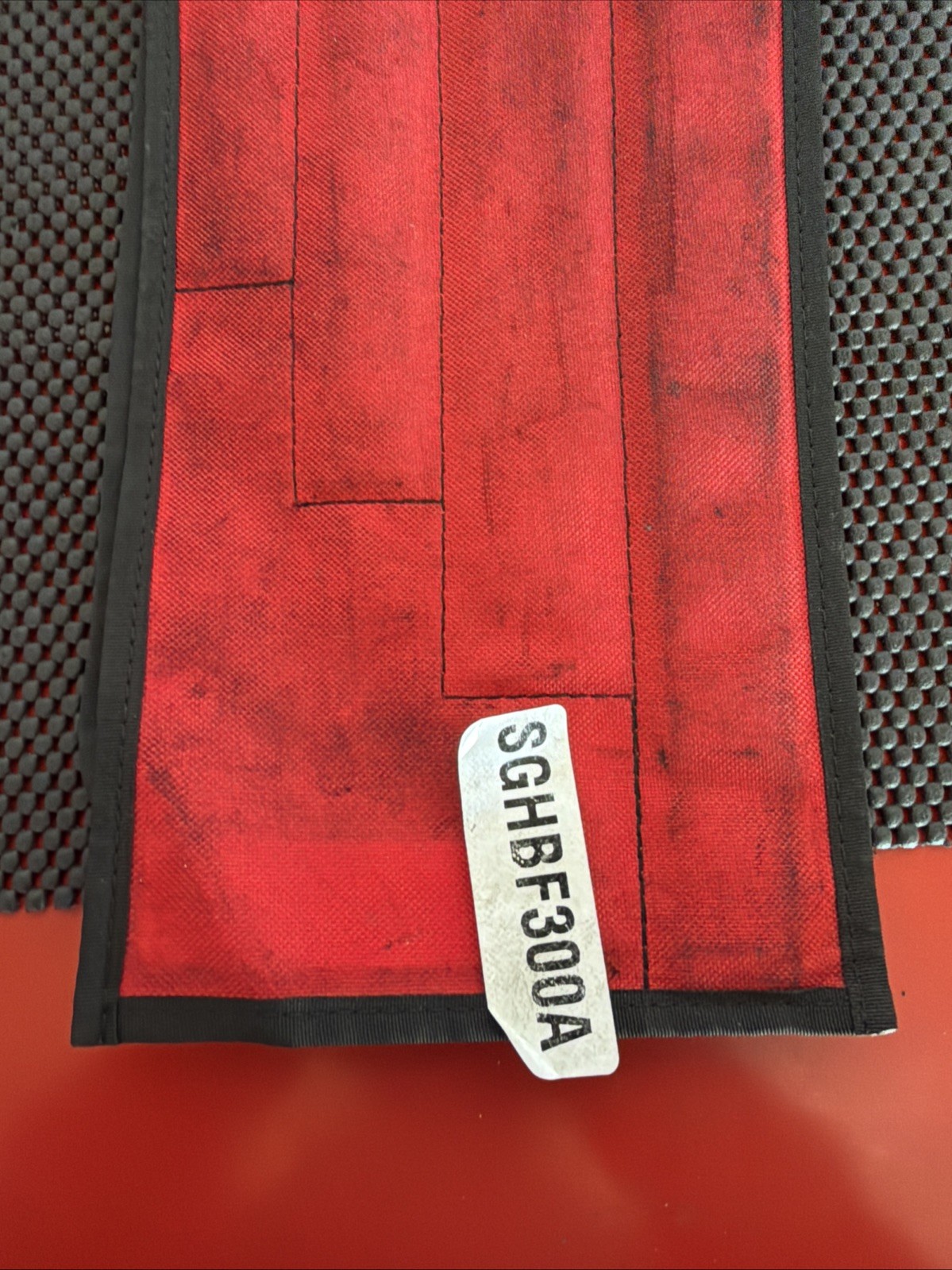 Snap On Tools Bastard Cut Mill File Set 4pc Red Soft Handle W/ Pouch SGH300A