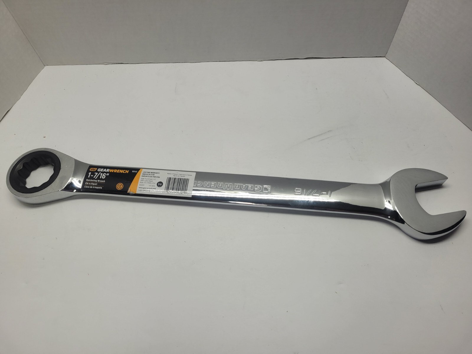 GearWrench 9040 1-7/16″ Jumbo Combination Ratcheting Wrench