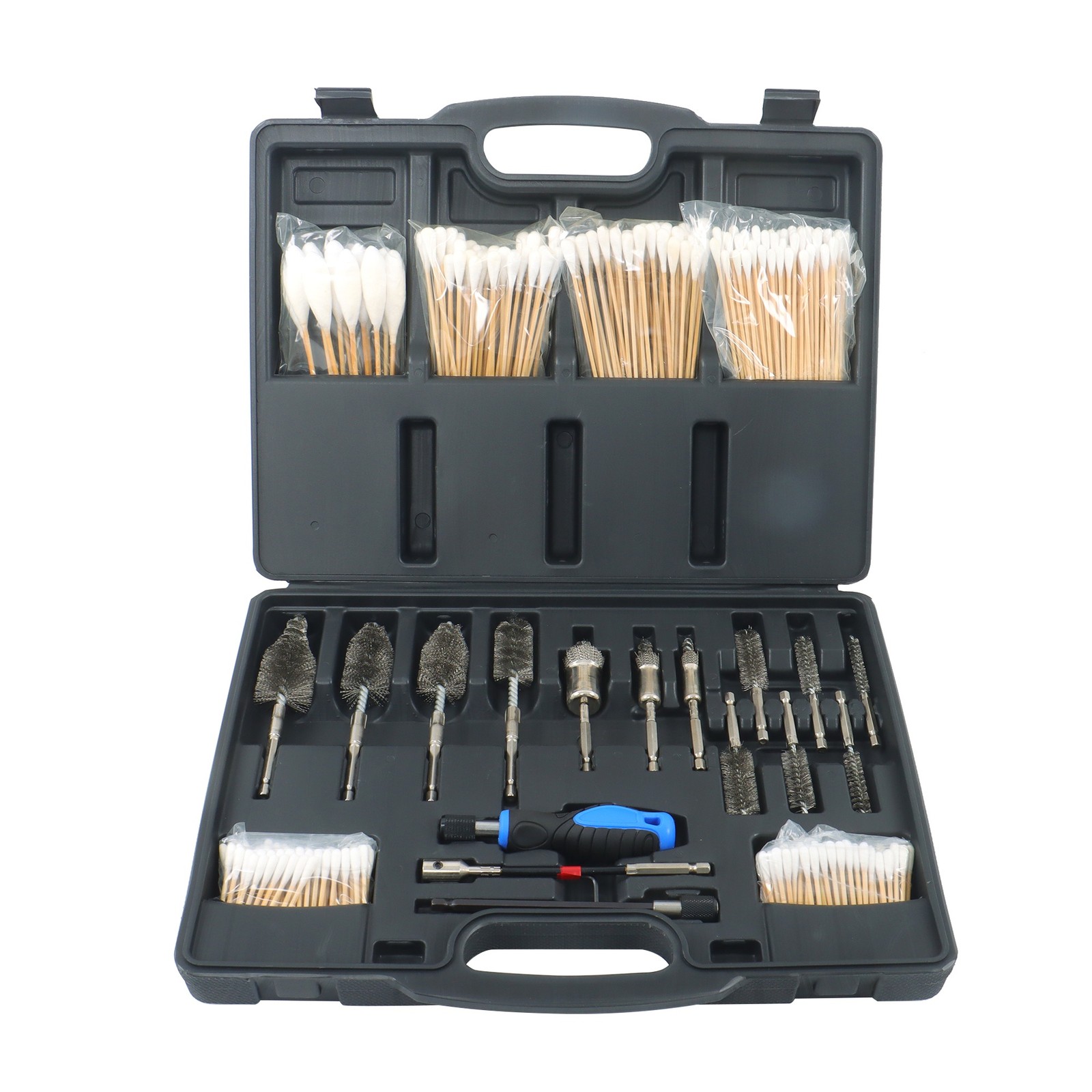 Stainless Steel Diesel Injector Seat Brush Master Cleaning Kit on Cylinder Head