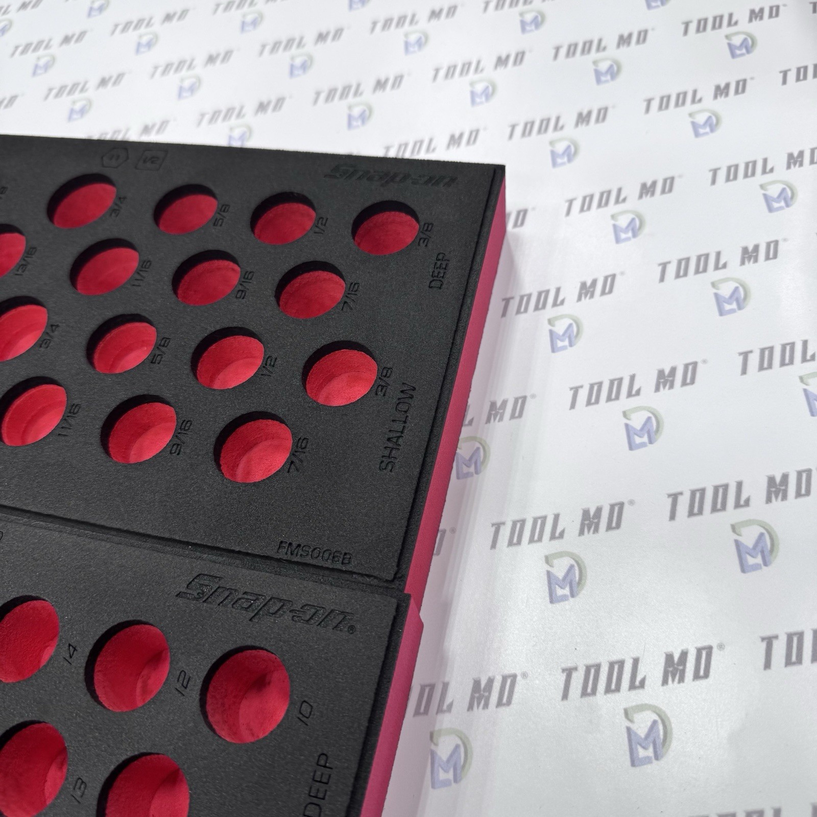 Snap-on Tools RED FOAM ORGANIZER for 84pc 1/2″ Drive SAE/Metric Socket Set