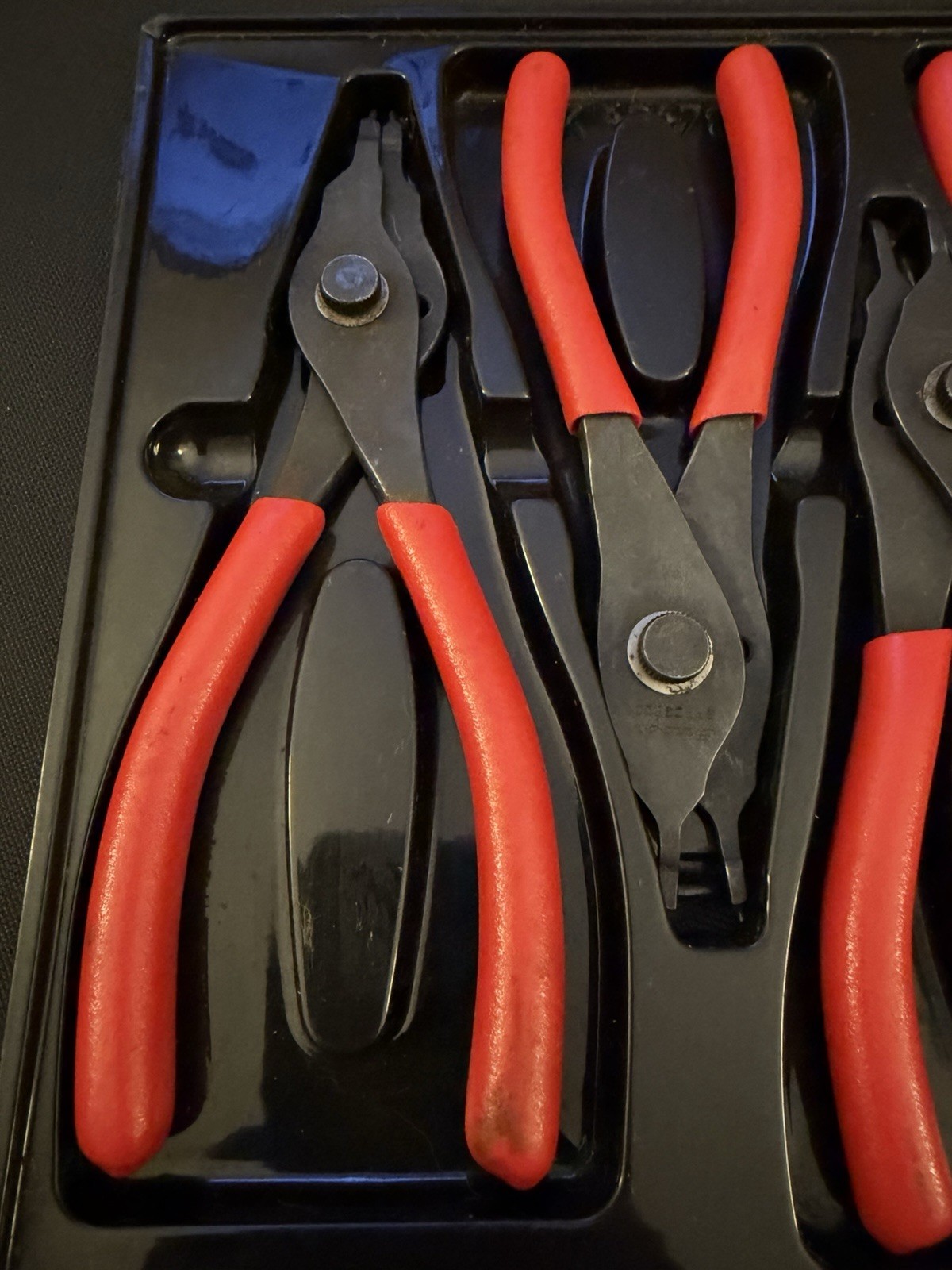 Snap-on Tools SRPCR105 5-Piece Handheld Cushion Grip Snap Ring Pliers Set