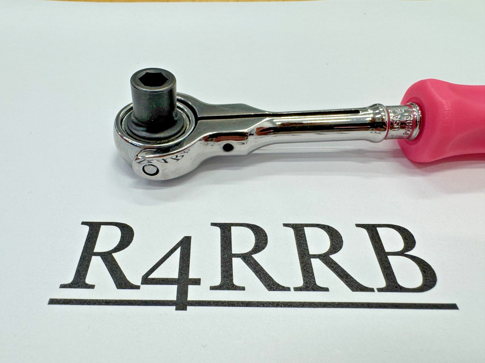 Snap-on Tools GUY MARTIN PINK 1/4″ Hex Round Swivel Head Bit Ratchet THNFDM72P