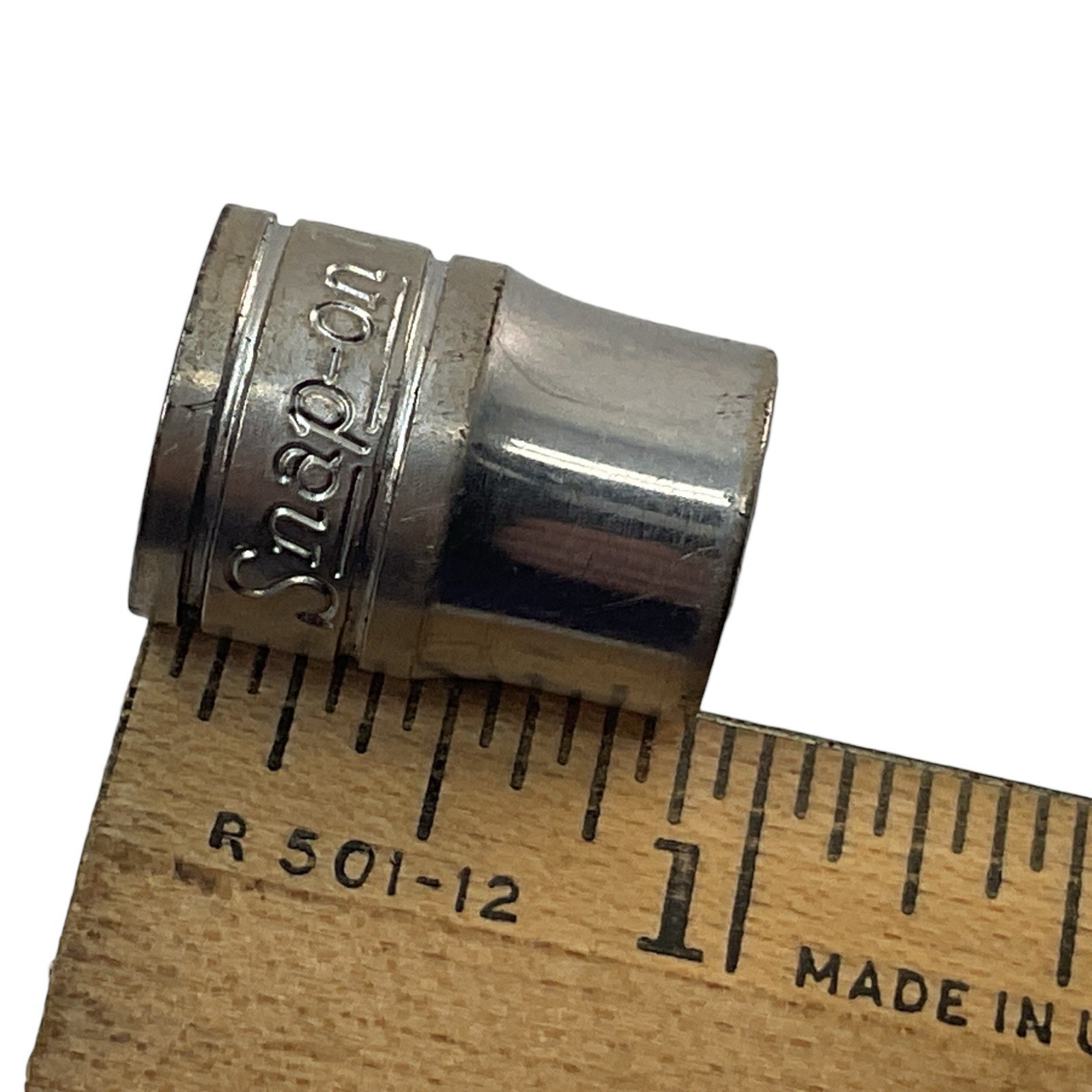 Snap-on Shallow Socket F141 3/8″ Drive 7/16″ SAE 12 Point As Pictured Fast Ship