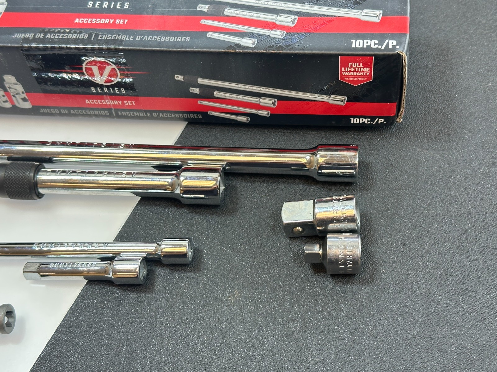 NEW Craftsman V-Series (Discontinued) 10pc Extension Adapter Set w/ Locking Ext.