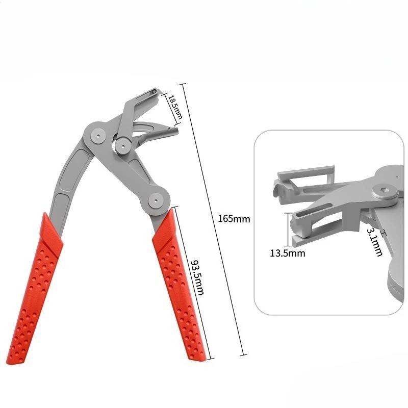 Car Clip Removal Pliers Steel Spring Loaded Fastener Remover Tool for Auto Trim