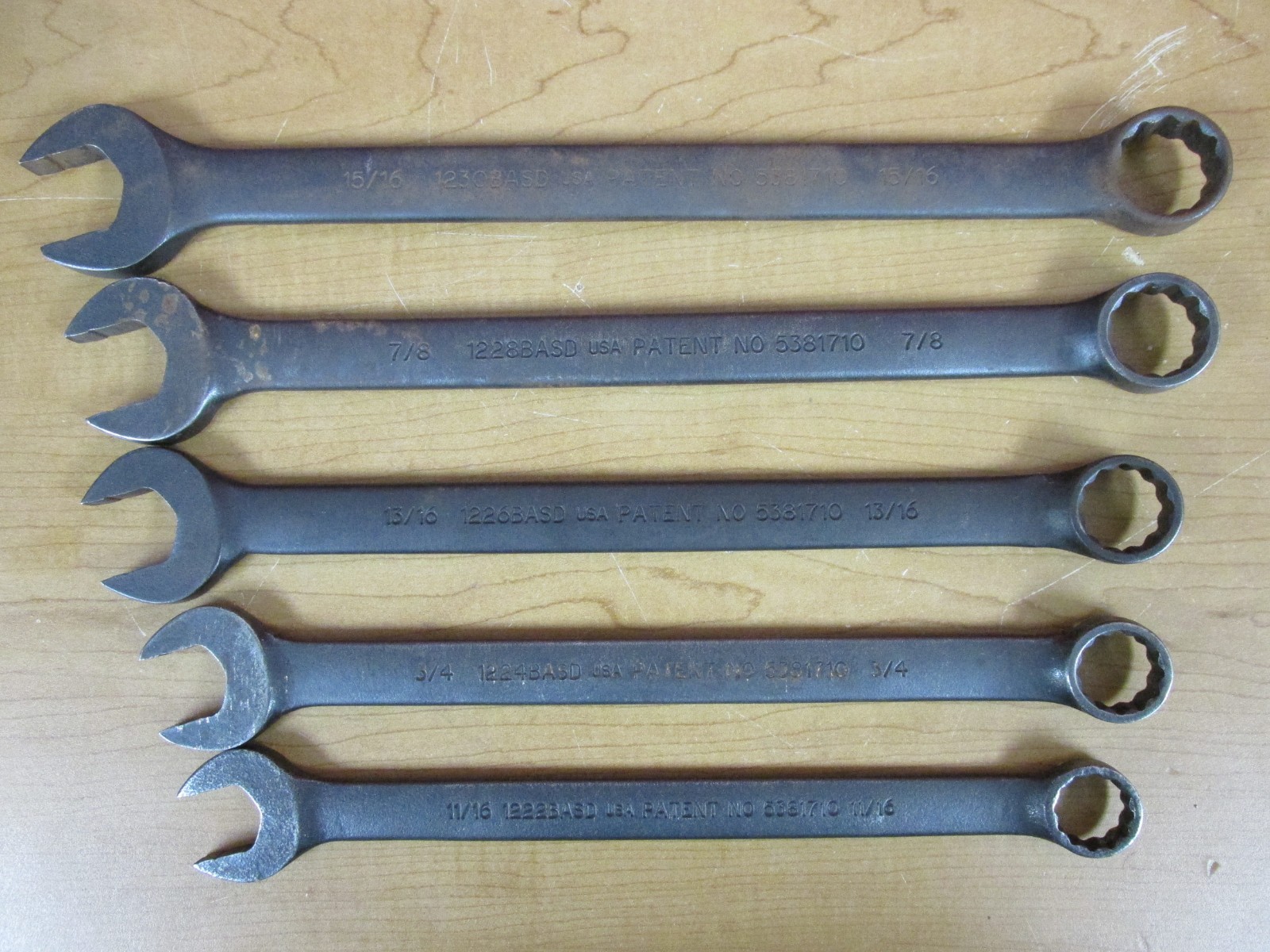 Proto Tools J1200FBASD 14pc SAE 3/8″- 1 1/4″ Black Oxide Combination Wrench Set