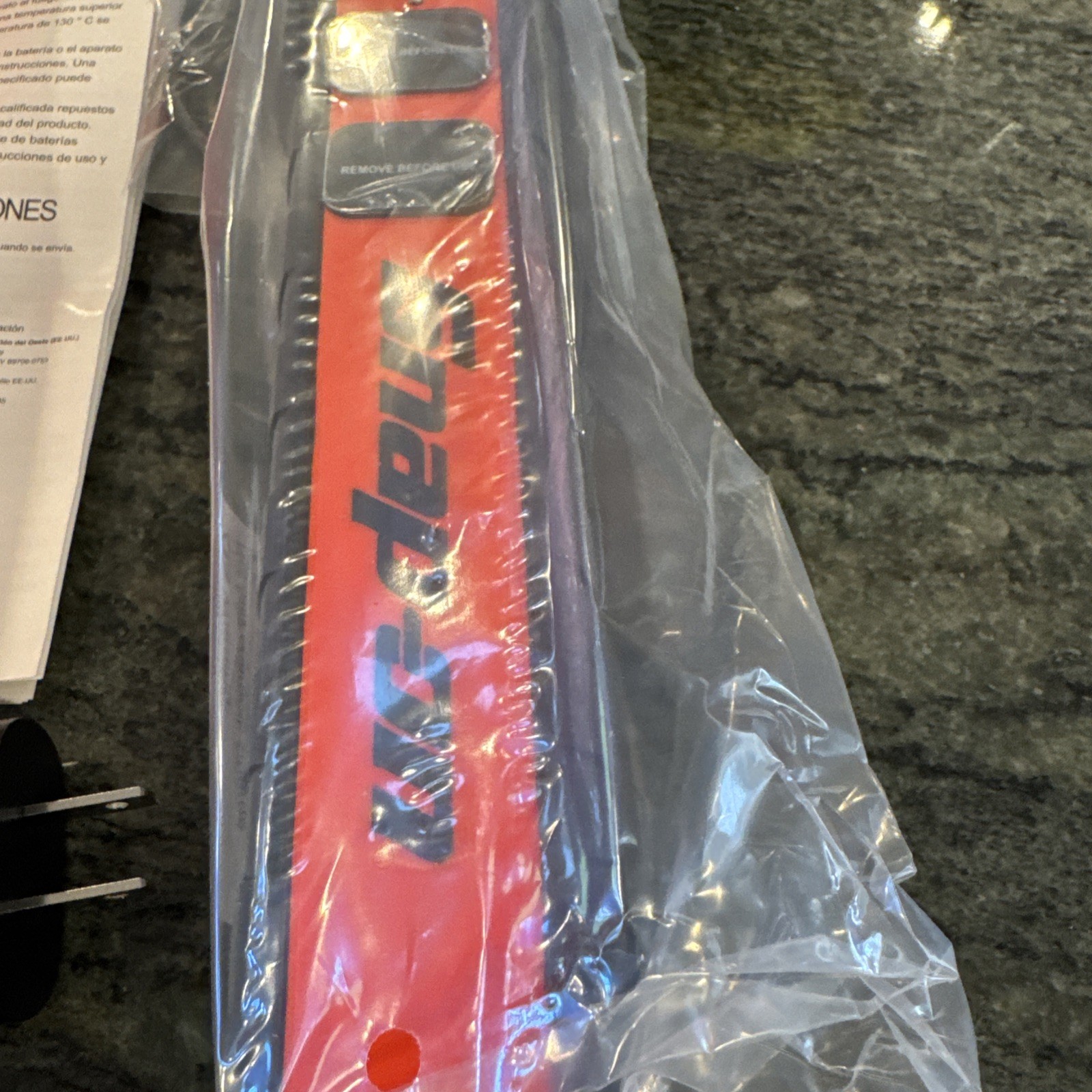 Snap on ecard062o dual sided flex light-rechargeable 600-800 lumens new