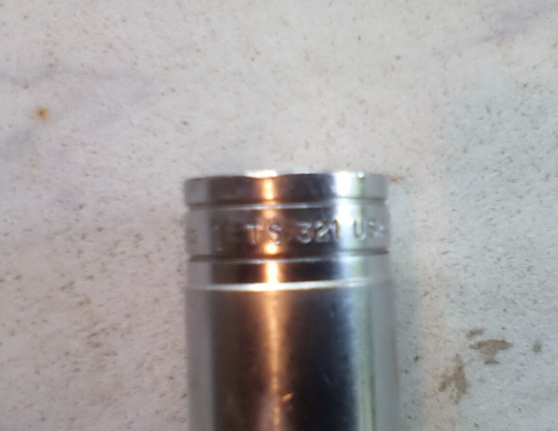 Snap-on 1/2″ Drive 1″ SAE Deep 6 Point Chrome Socket TS321