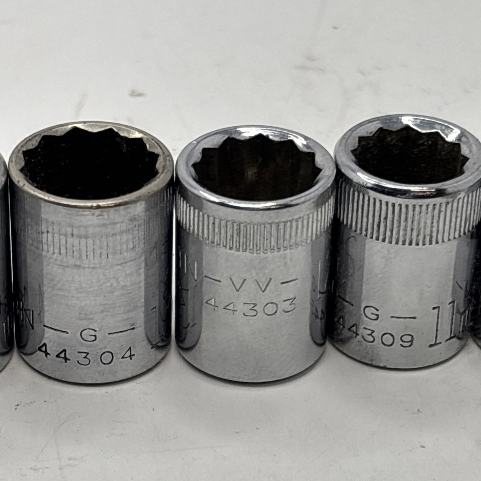 11 pc Craftsman Metric Socket Set 9mm-19mm 12 Pt 3/8” Drive Made in USA