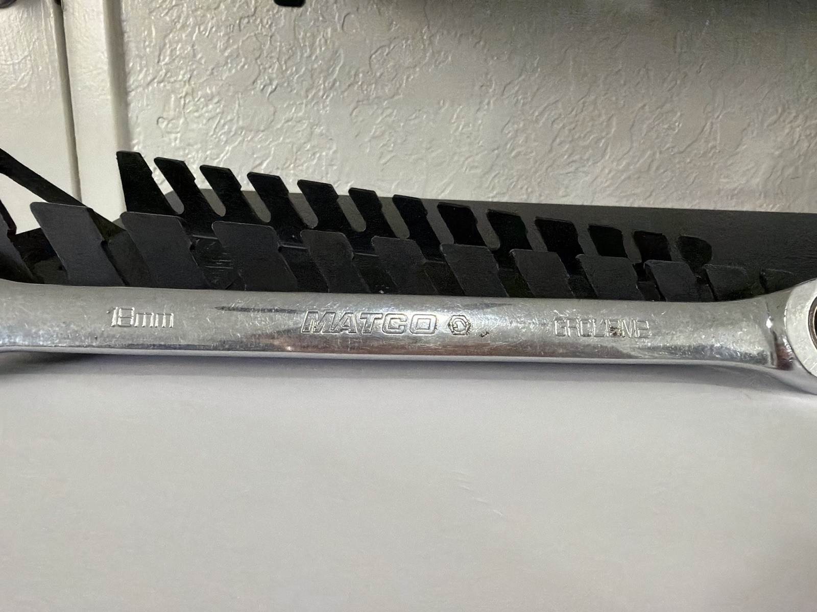 Matco GRCL18M2 18mm Metric Combination Ratcheting Wrench Made in USA
