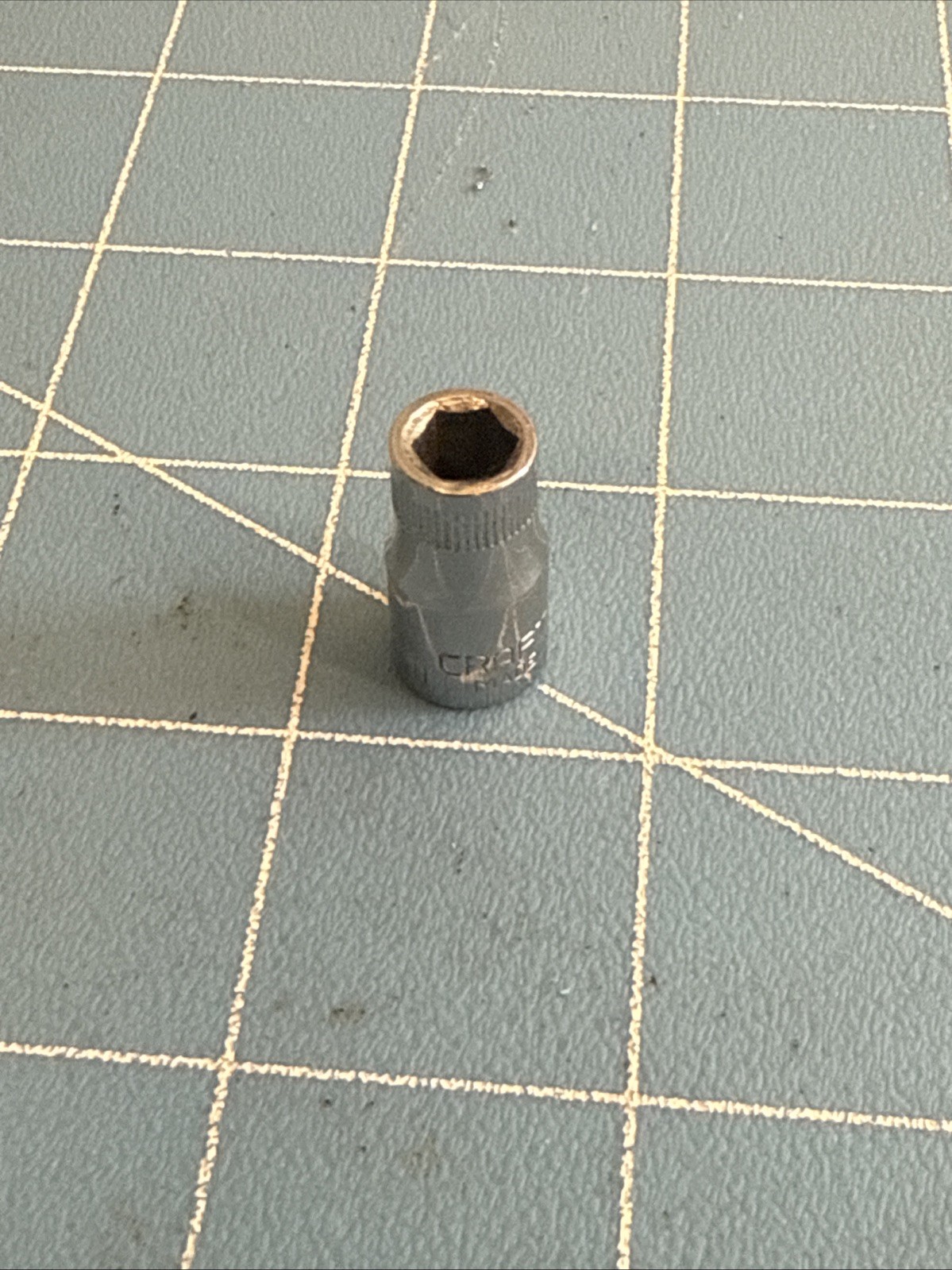 Craftsman USA 6mm Socket 6 Point 1/4″ Drive -VV- 43502 (Top Knurl)