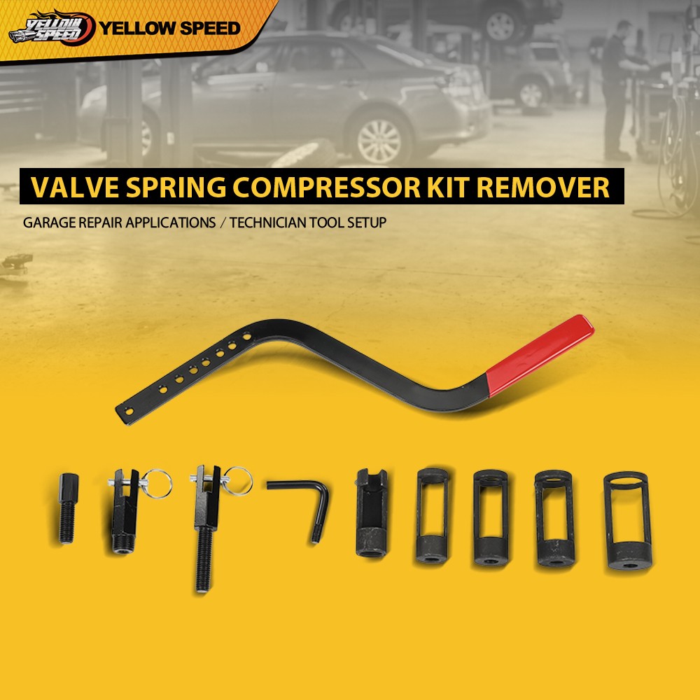 Valve Spring Compressor Kit Remover & Installer Disassembling Tool