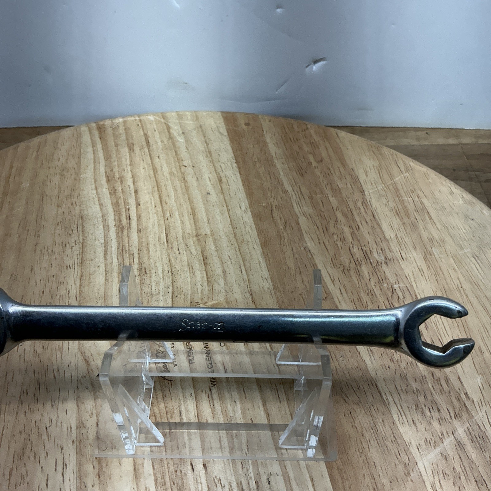 Snap On Tools RXS12 3/8″ SAE Open End/ Flare Nut Wrench 6 Point USA Chrome(U)