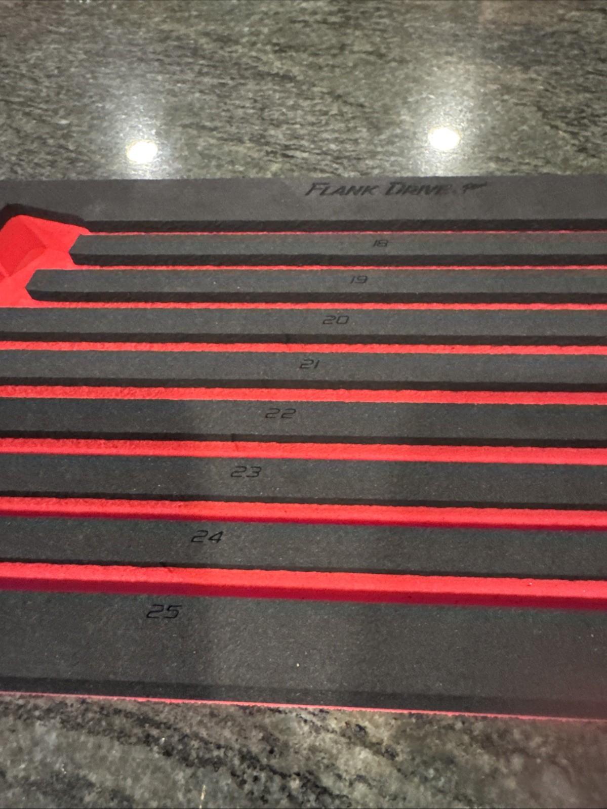 Snap On fmwrm13b foam for 7-25 mm flank drive plus+ wrench set NO TOOLS new read