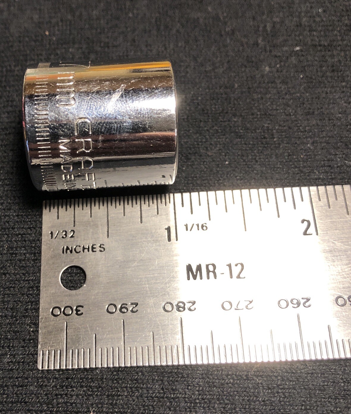 Vintage Craftsman 17mm Socket 12 Pts 3/8” Drive -V- 44307 USA 🇺🇸 NOS!