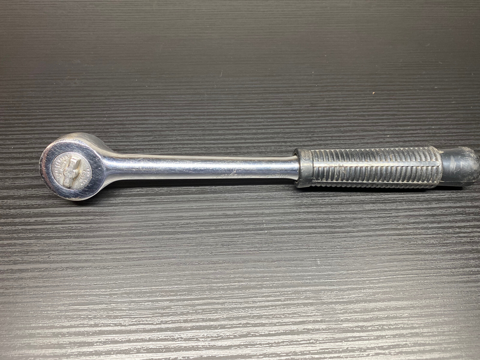 Vintage Proto 1/2” Drive Ratchet No . 1660-3 Small Head Soft Grip Fine Tooth