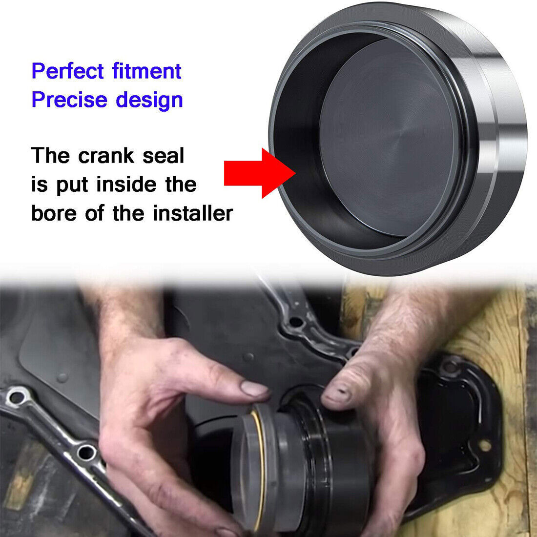 Front Cover Crankshaft Seal & Wear Sleeve Installer Tool for Cummins 5.9L 6.7L