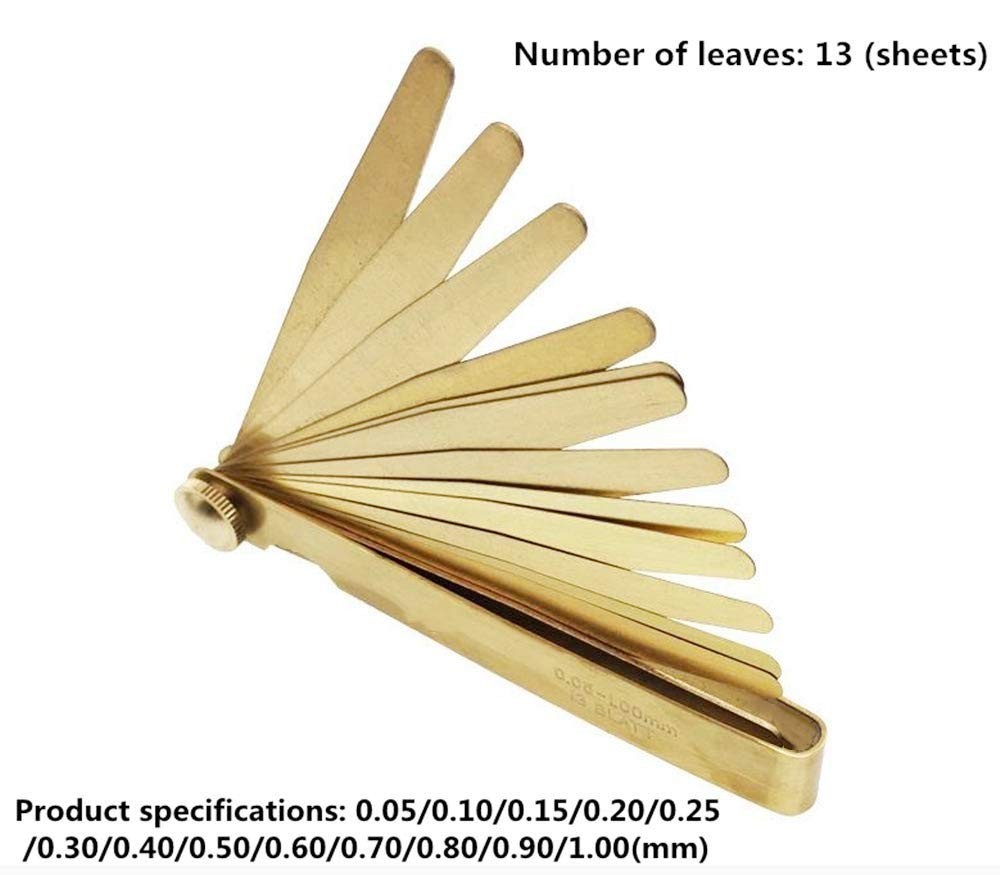 Versatile Clearance Gauge Set, Brass Construction, Ideal for Precision Tasks