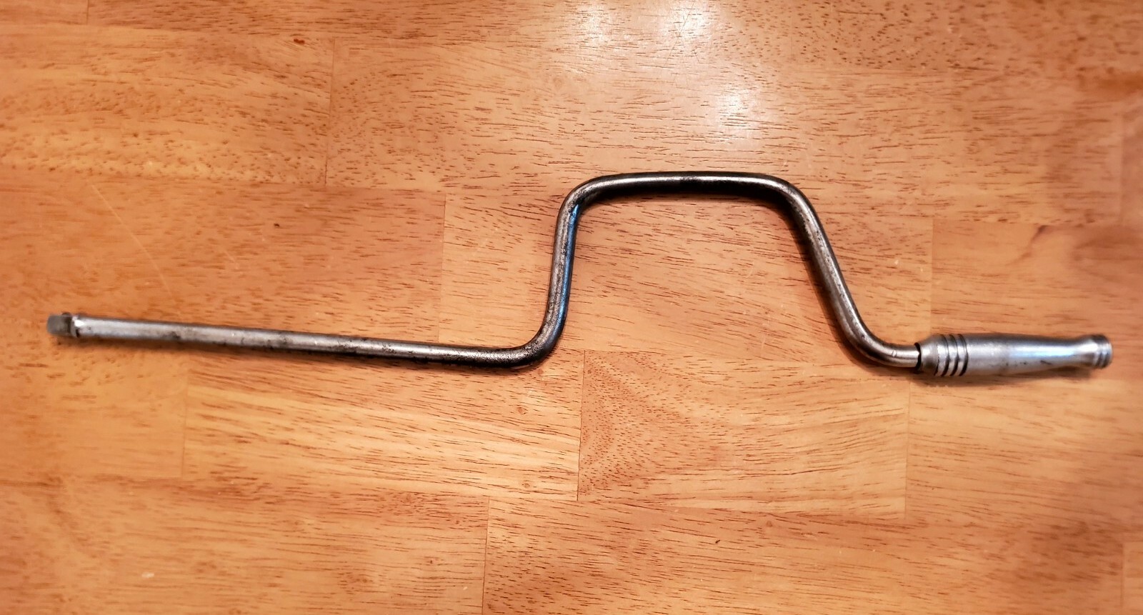 Snap On Vintage 18″ Long Chrome 3/8″ DriveSpeeder Handle Wrench USA F-4-L