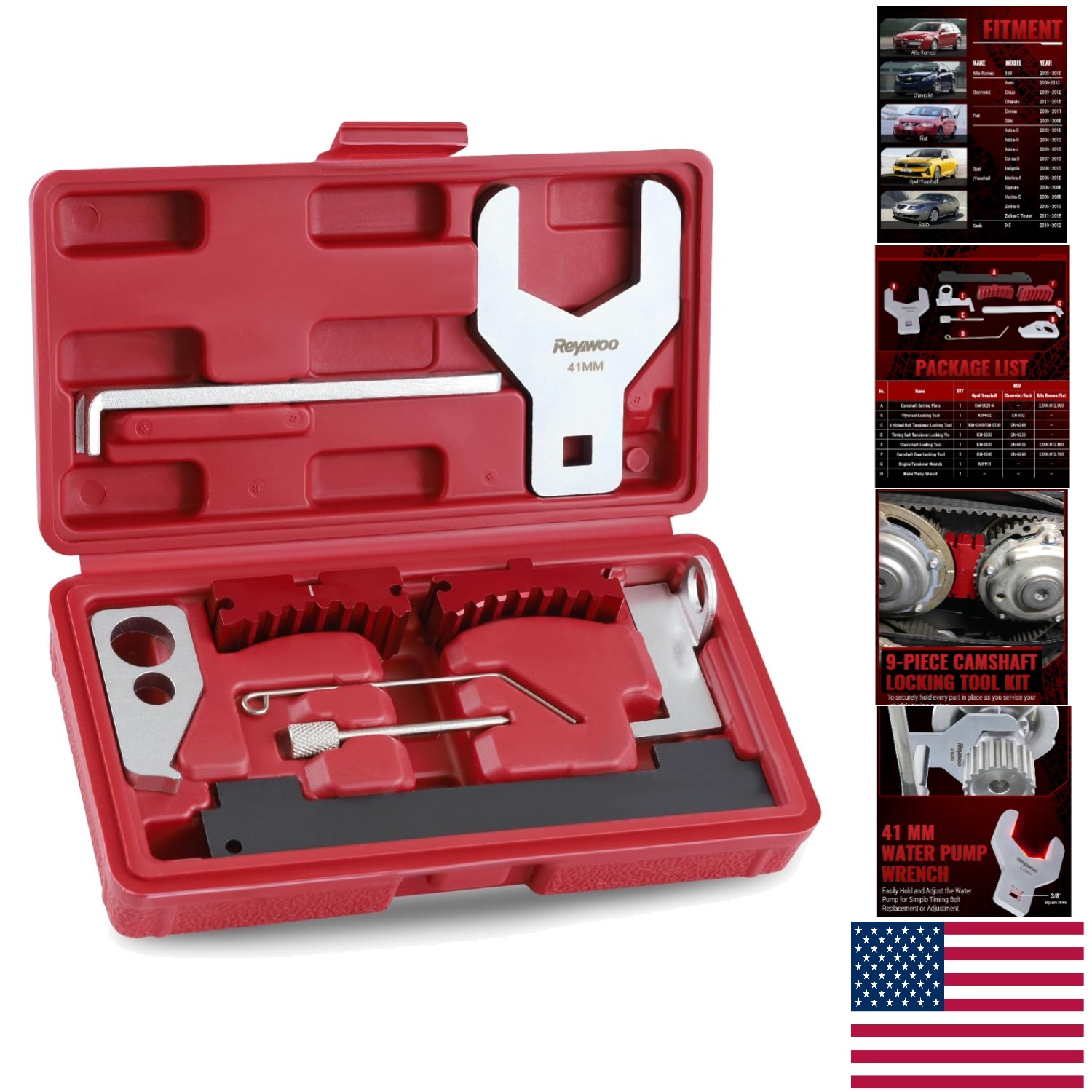 Durable Timing Tool Kit Compatible with Fiat and Chevy Engines – Complete Set