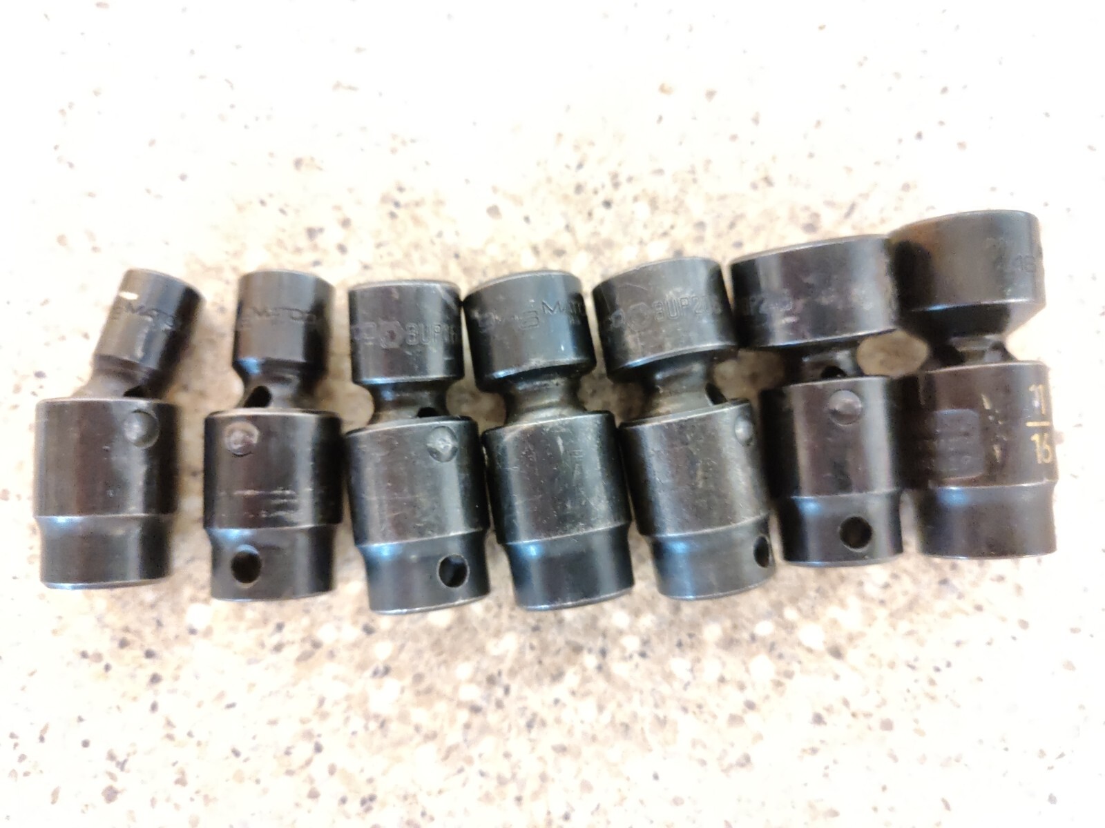 Matco Tools 7pc 3/8″ drive Impact Swivel Socket Set 3/8 – 3/4 SAE