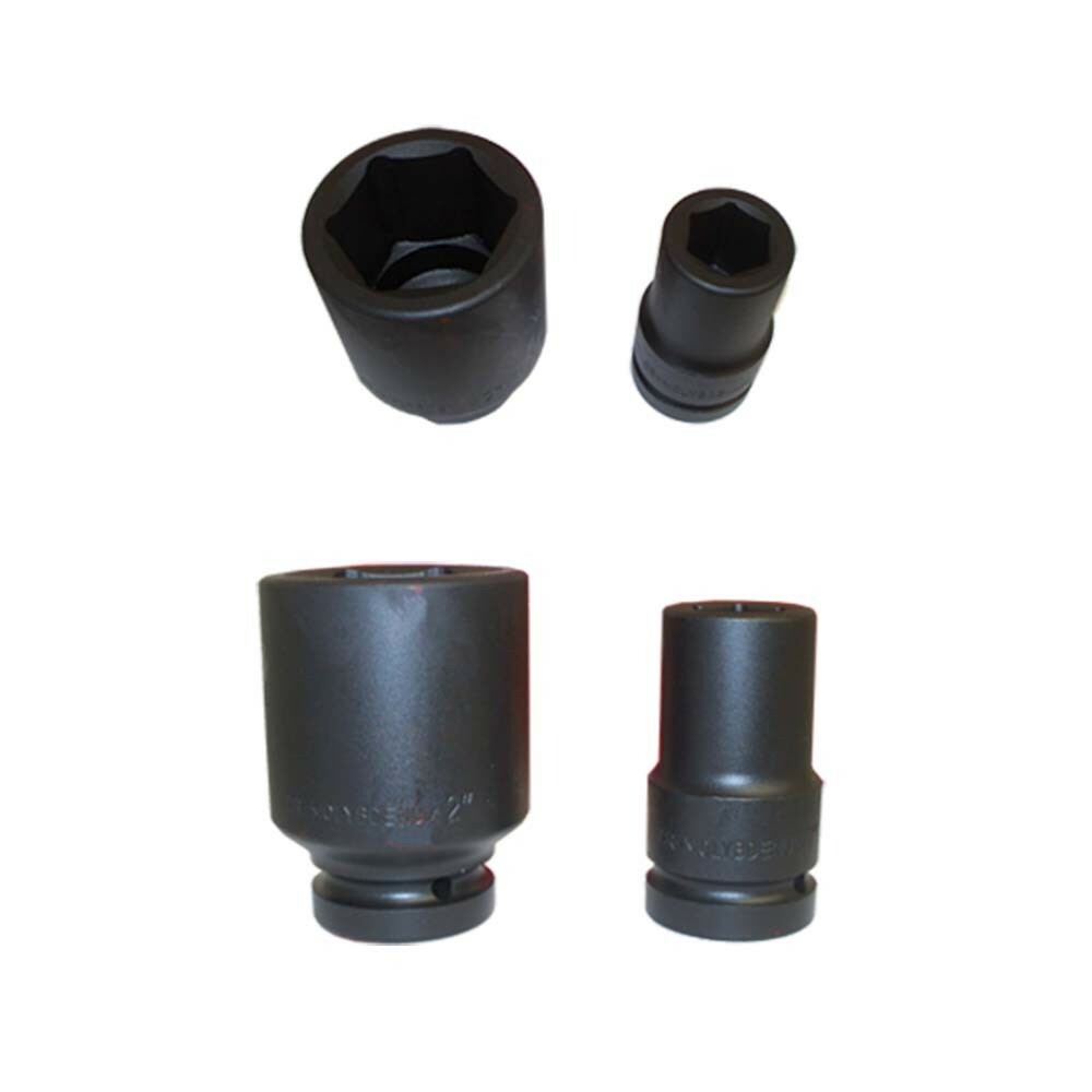 11 PC 1″ DR Drive Deep Impact BUDD SAE 1 to 2″ Sockets