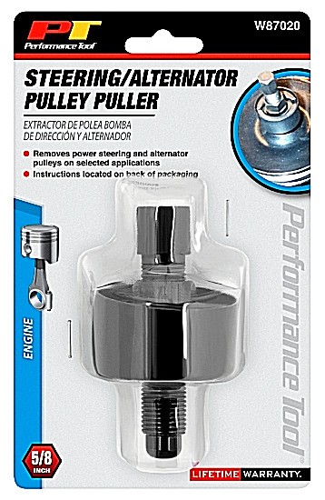 W87020 Power Steering Pump and Alternator Pulley Puller Remover Performance Tool
