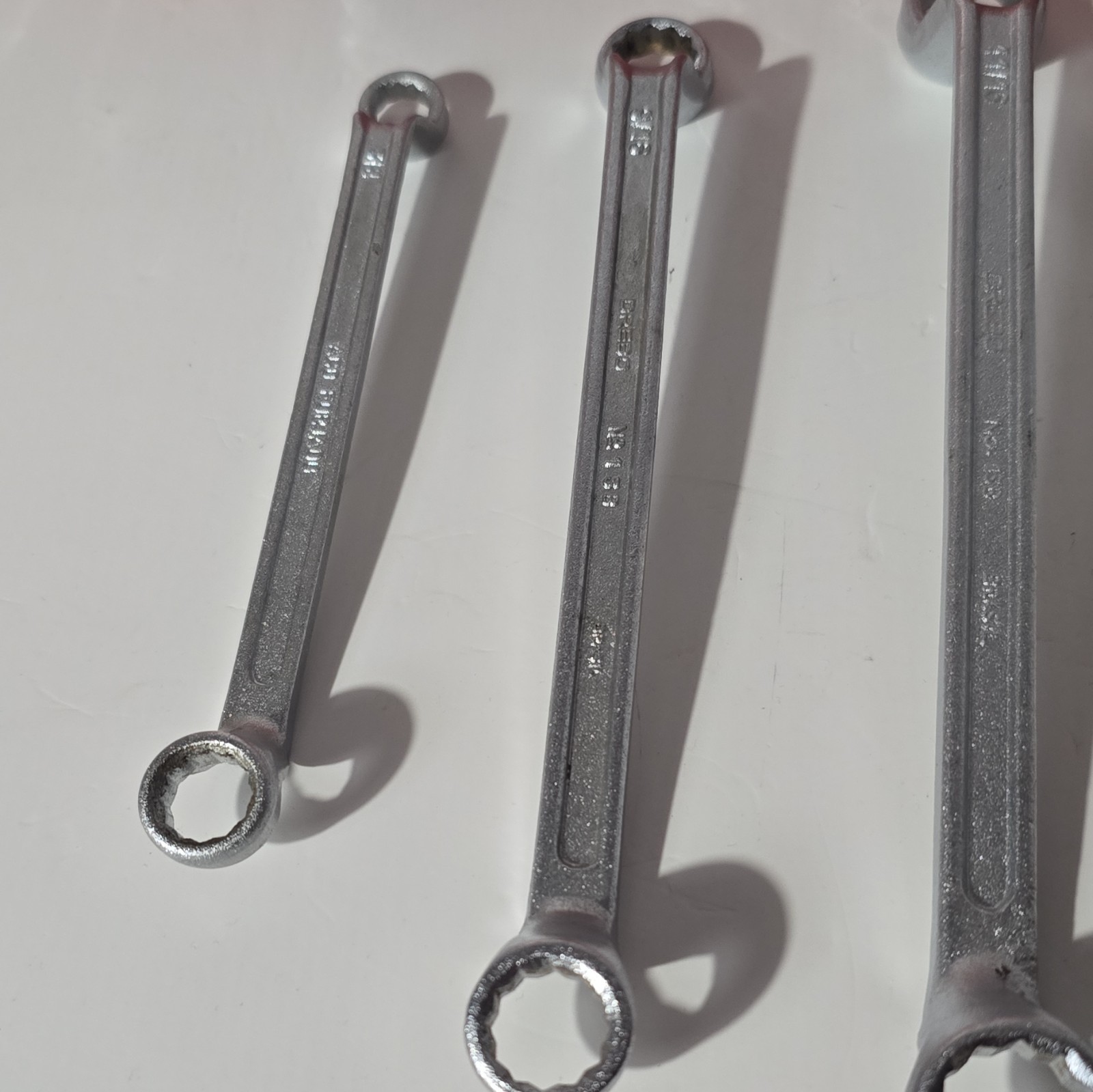 Drebo SAE Deep Offset Box-end Kmart 5 Piece Wrench Set Vintage 3/8 Inch To 7/8”