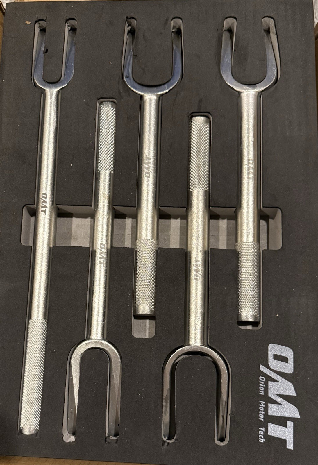 5Piece Pickle Fork Tool Set,Kit for Separating Ball Joint Tie Rod and Pitman Arm