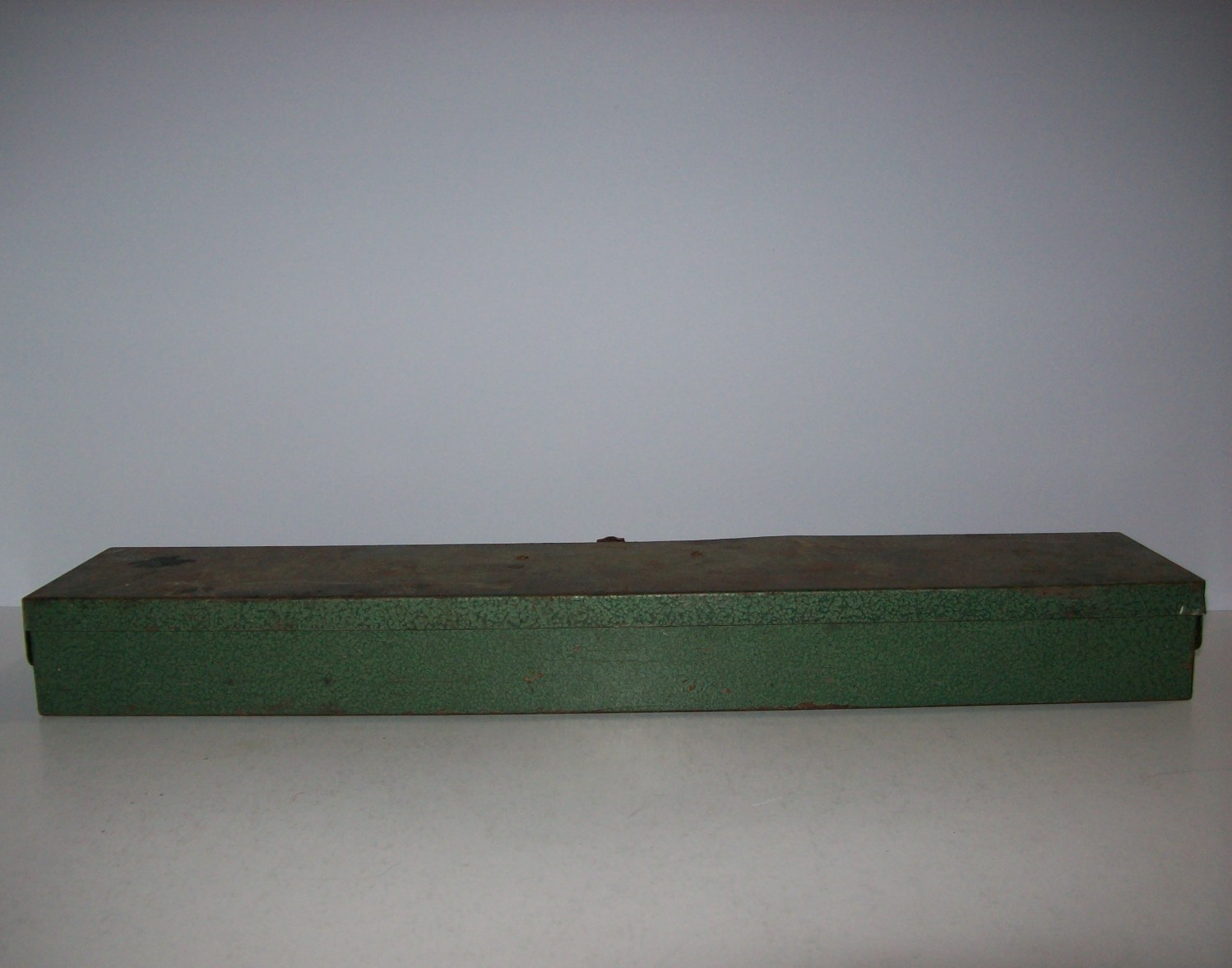 EMPTY Vintage S-K Tools 1/2″ Dr Green Metal Socket Set 4116-80 Case Box